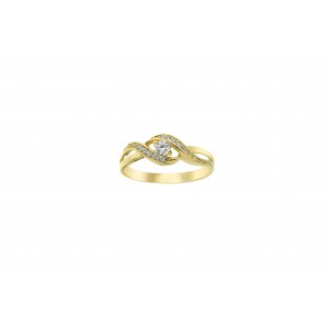 Gold Ring 10kt, LG70-4